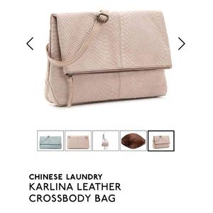 NWOT CHINESE LAUNDRY KARLINA FOLDOVER CROSSBODY